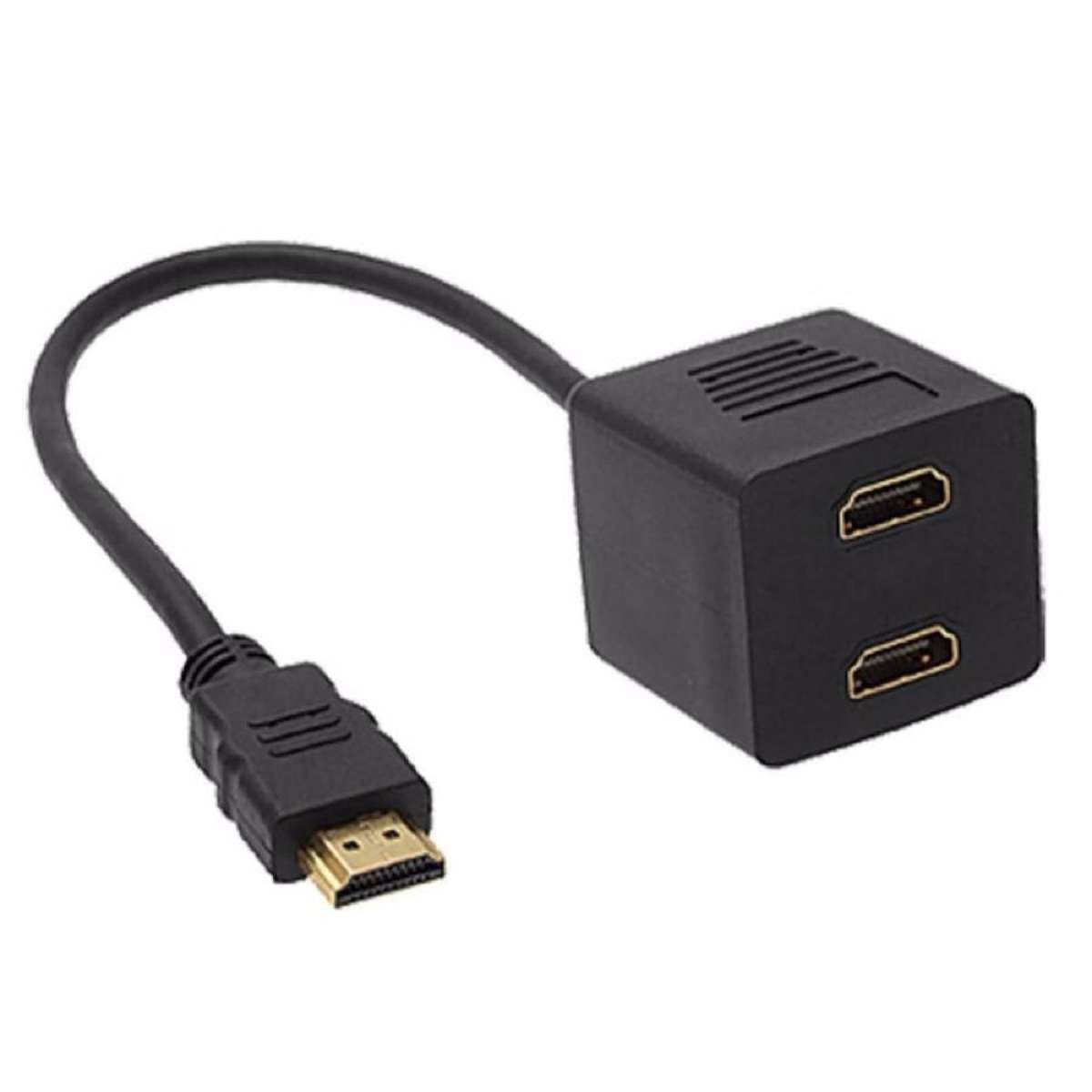 [AT-HDMI-TO-HDMIX2] Astrotek HDMI Splitter Cable 15cm v1.4 Male to 2x Female Amplifier Adapter FHD