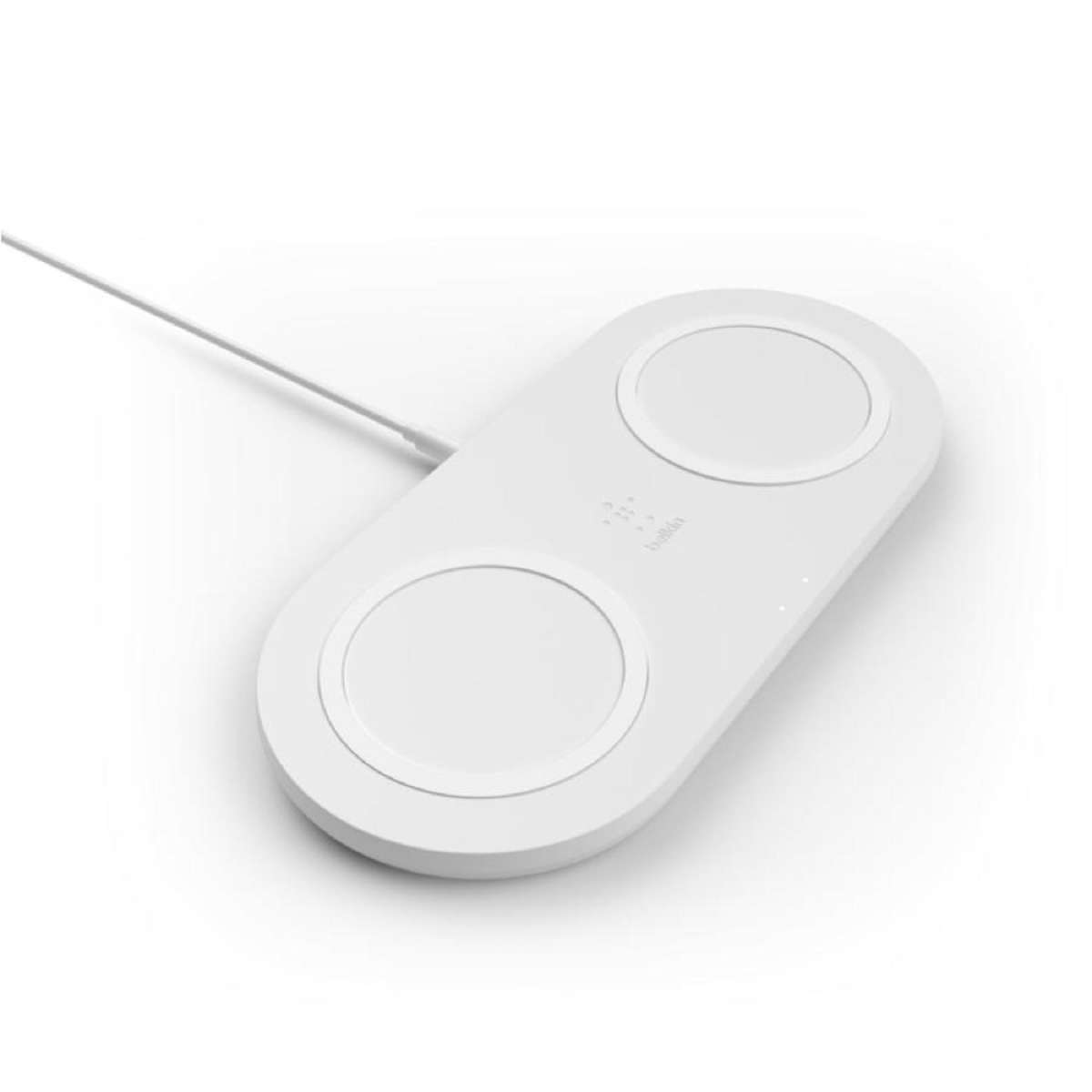Belkin BoostCharge 10W Dual Wireless Charger 2x Pads - White (includes AC Charger)