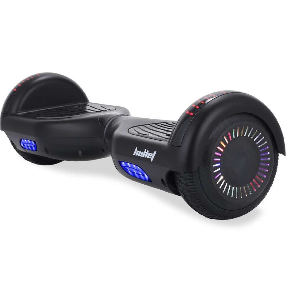 Bullet SX-2000 Hoverboard Scooter 500W Brushless, UL Certified, AU Compliant, Superior Self Balancing System, LED Lights, Black