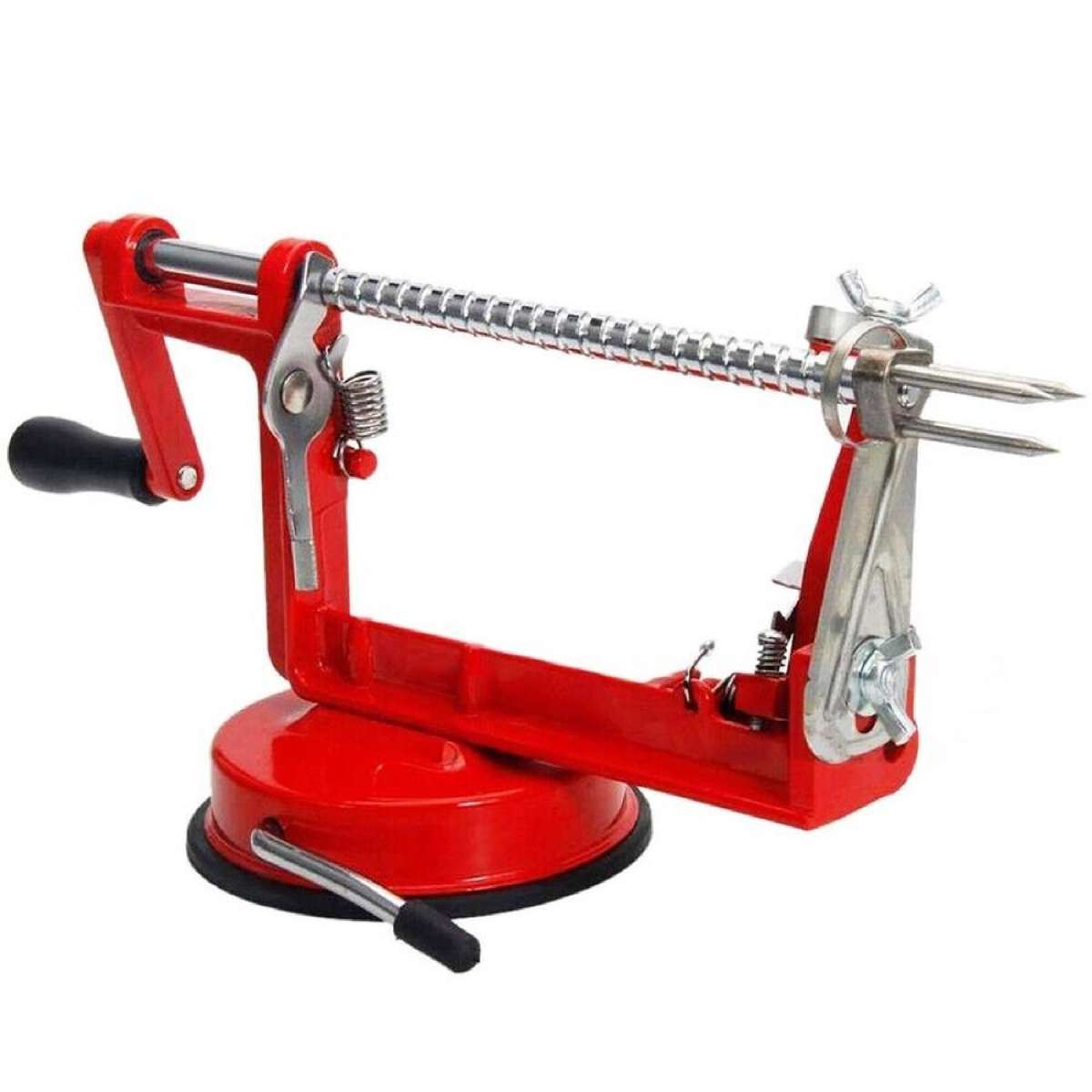 3 in 1 Red Apple Peeler Slinky Machine