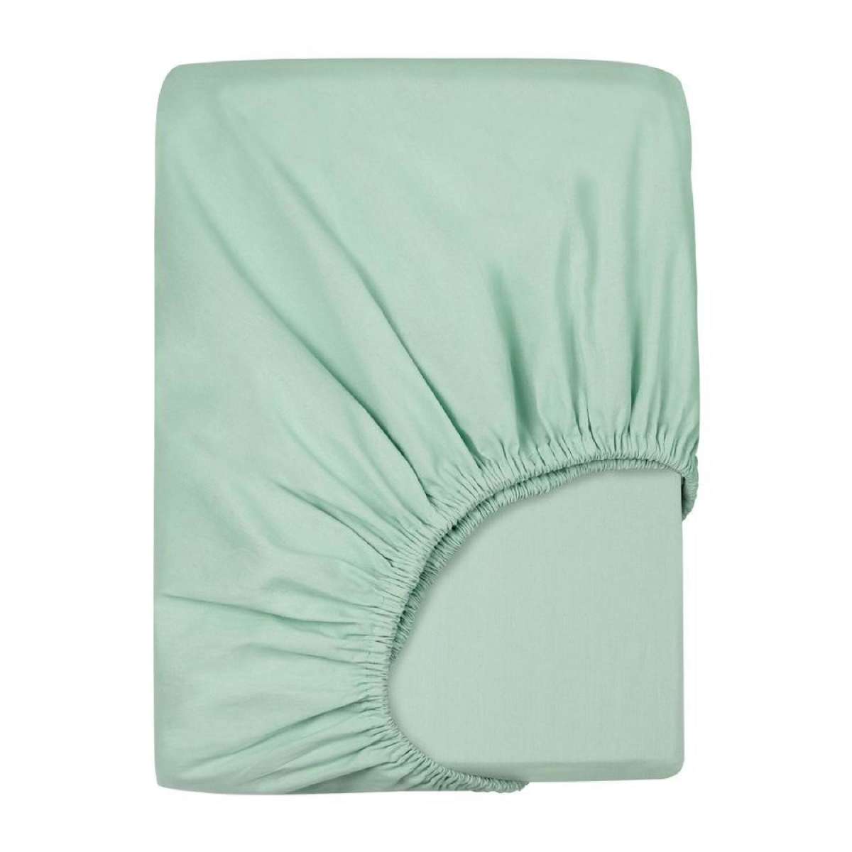 LINENOVA Premium 100% Cotton Fitted Sheet(King single,Sage Green)