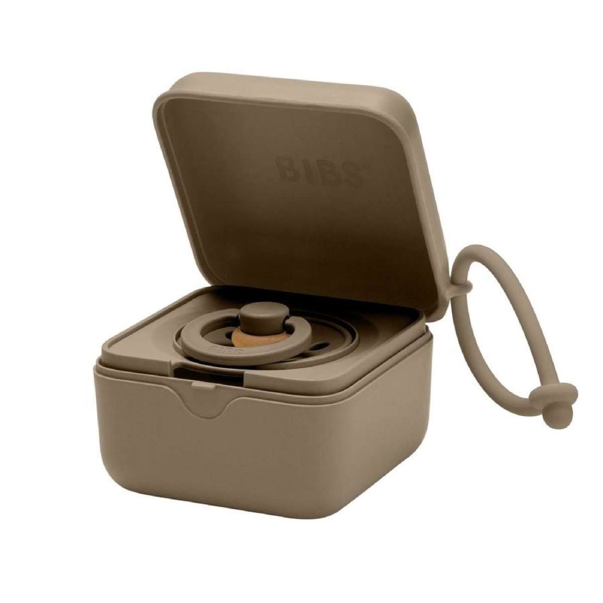 BIBS Pacifier Box - Dark Oak