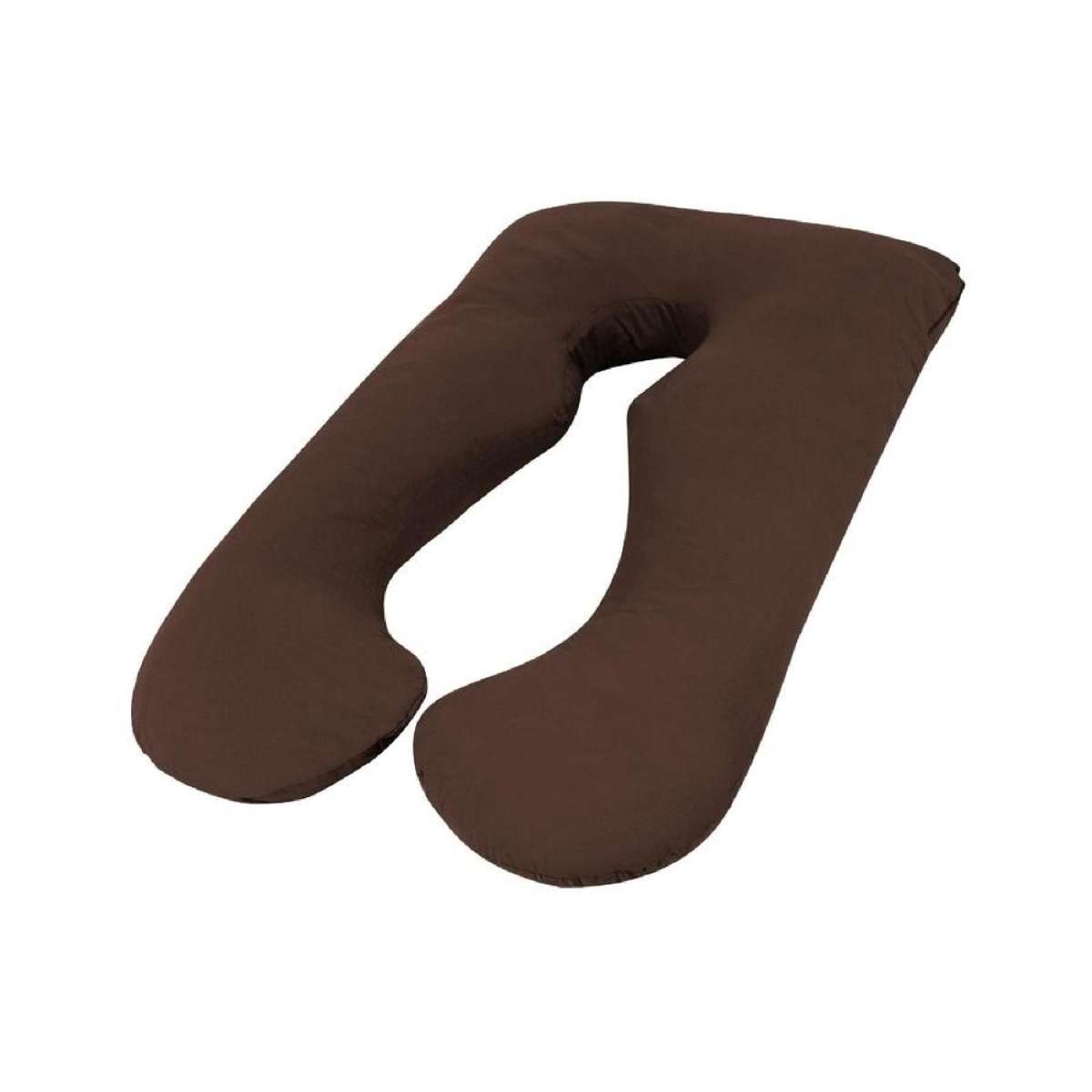 Woolcomfort Aus Made Maternity Pregnancy Nursing Sleeping Body Pillow Pillowcase Included Chocolate