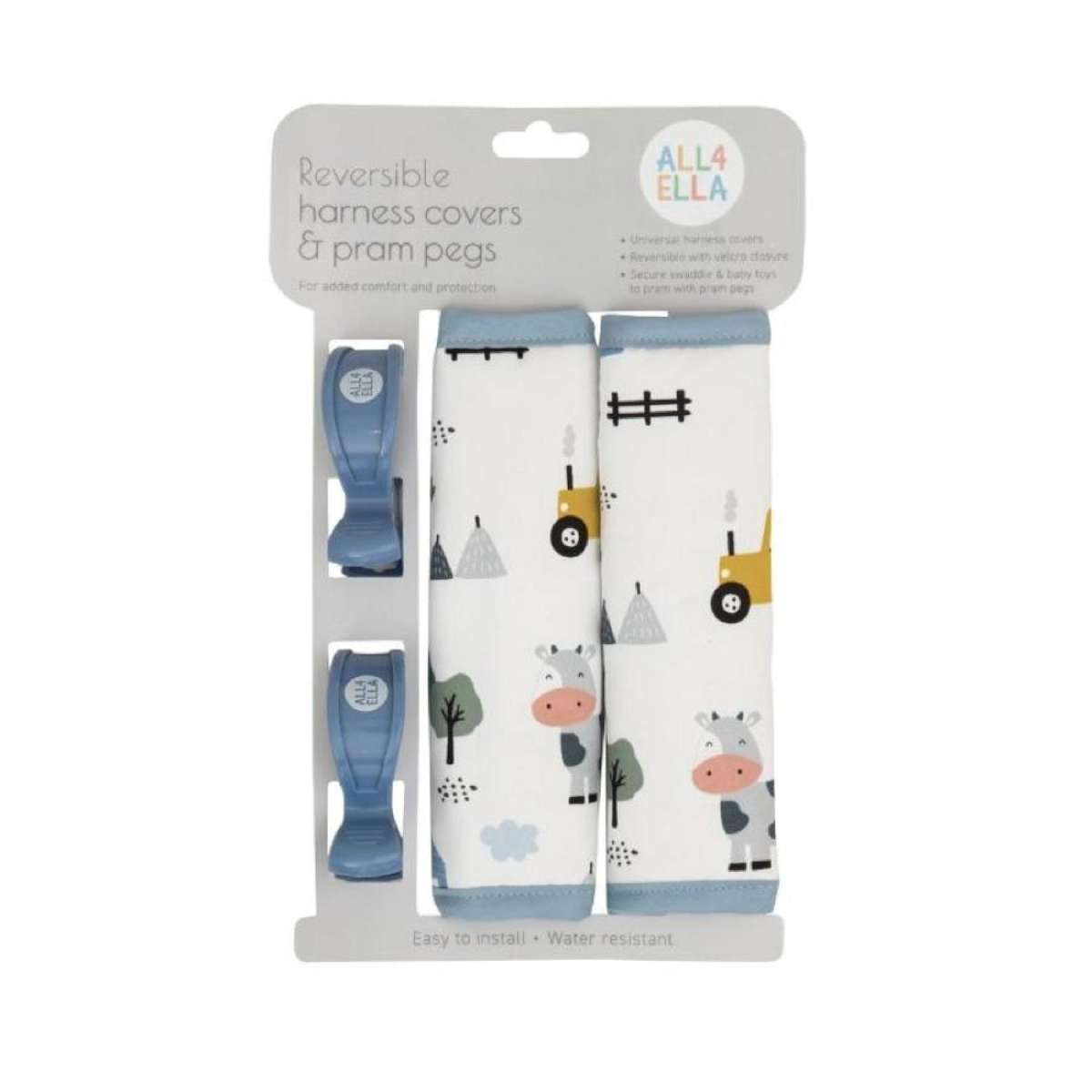 Harness covers & pram pegs - Barnyard