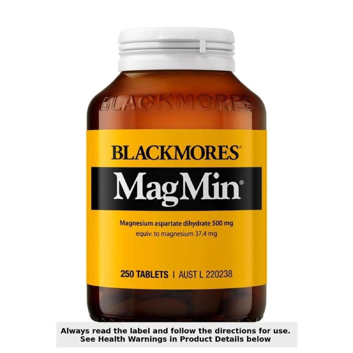Blackmores MagMin 500mg 250 Tablets