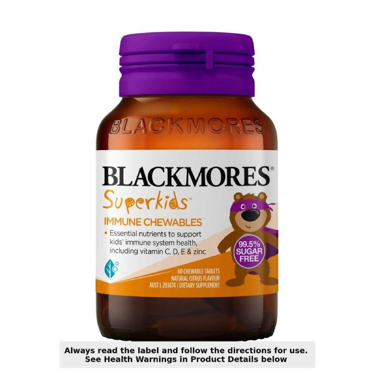 Blackmores Superkids Immune Chewables 60 Tablets