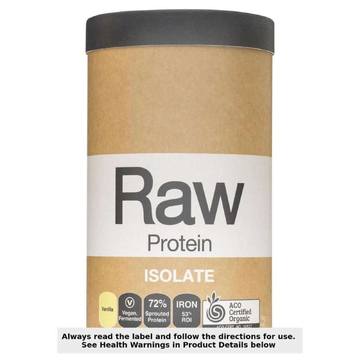 Amazonia Raw Protein Isolate Vanilla 1kg
