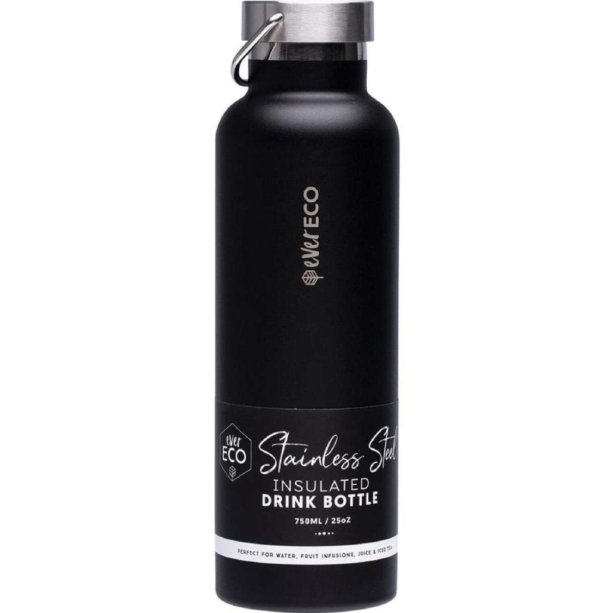 Ever Eco Insulated Stainless Steel Bottle Onyx 750ml