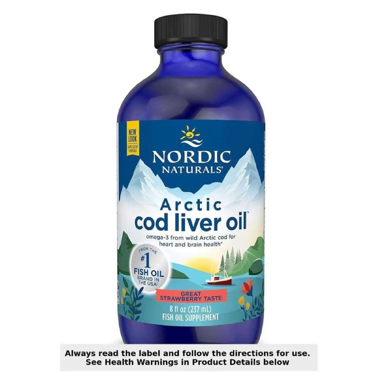 Nordic Naturals Arctic Cod Liver Oil Strawberry 237ml