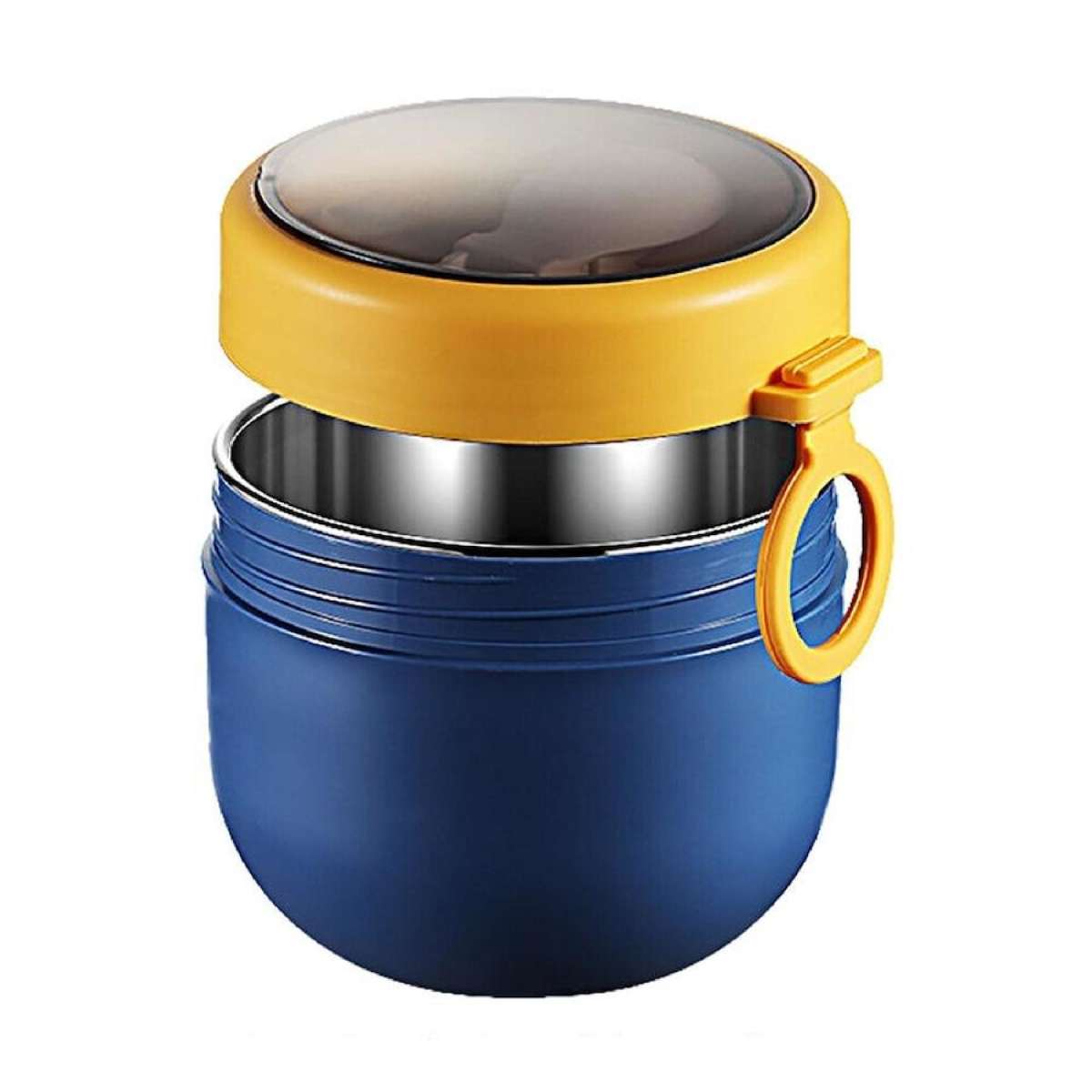 Lunch Box Thermos Food Flask Stainless Steel Insulated Food Soup Jar Container Blue