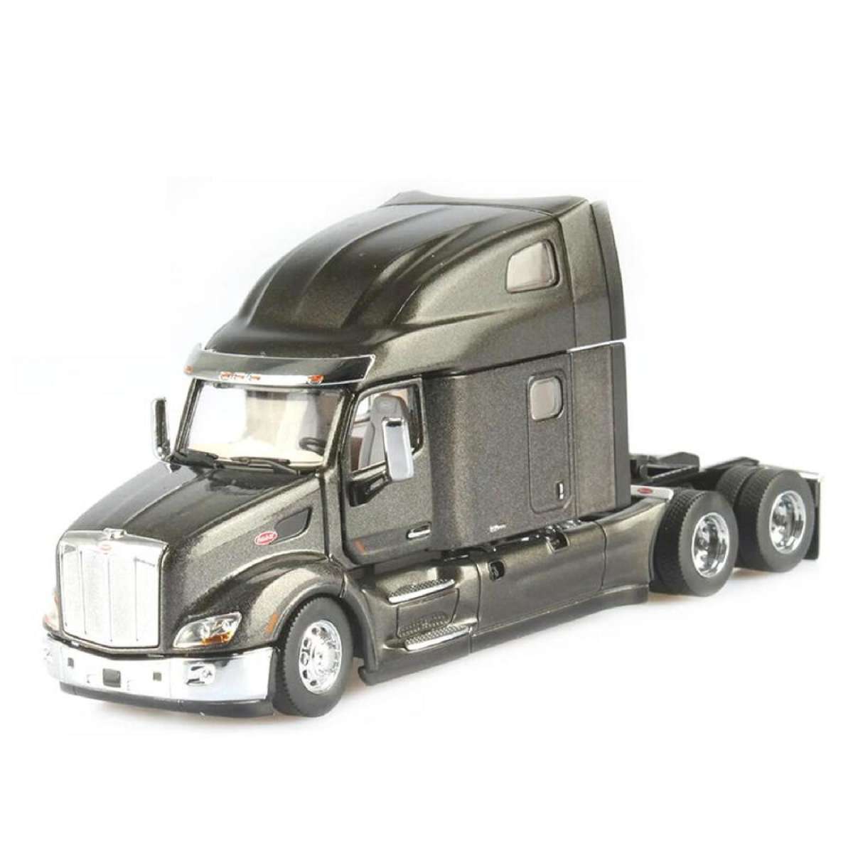 Diecast Masters 1:50 Scale Peterbilt 579 UltraLoft Black Cab Tractor Model