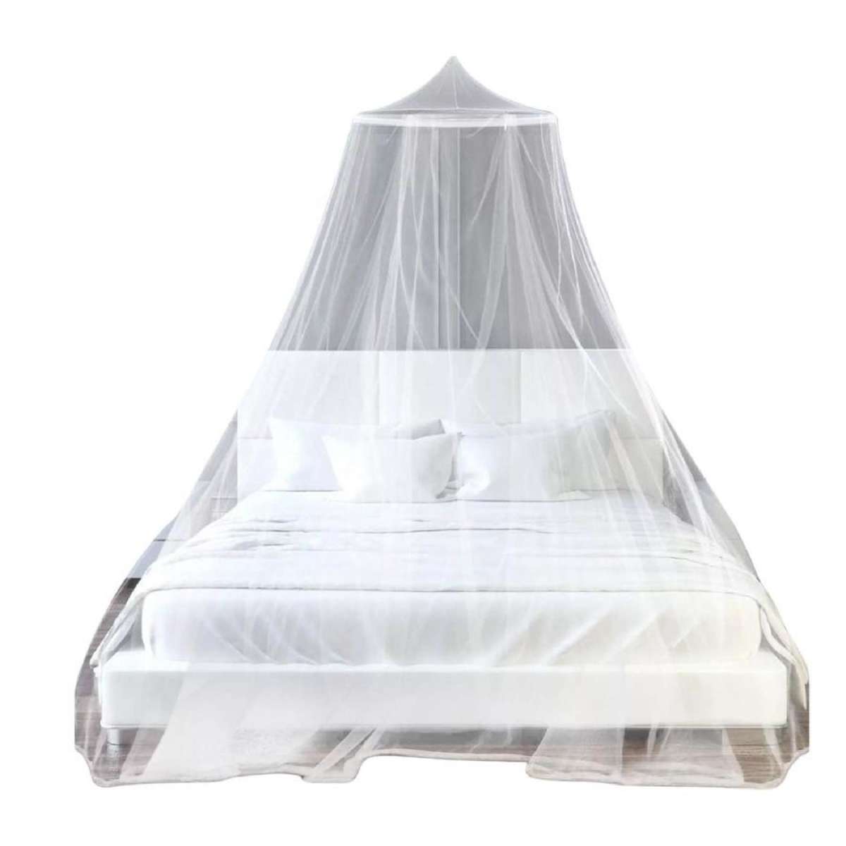 Large White Mosquito Net Canopy Double Queen Bed Curtain Fly Insect Protect