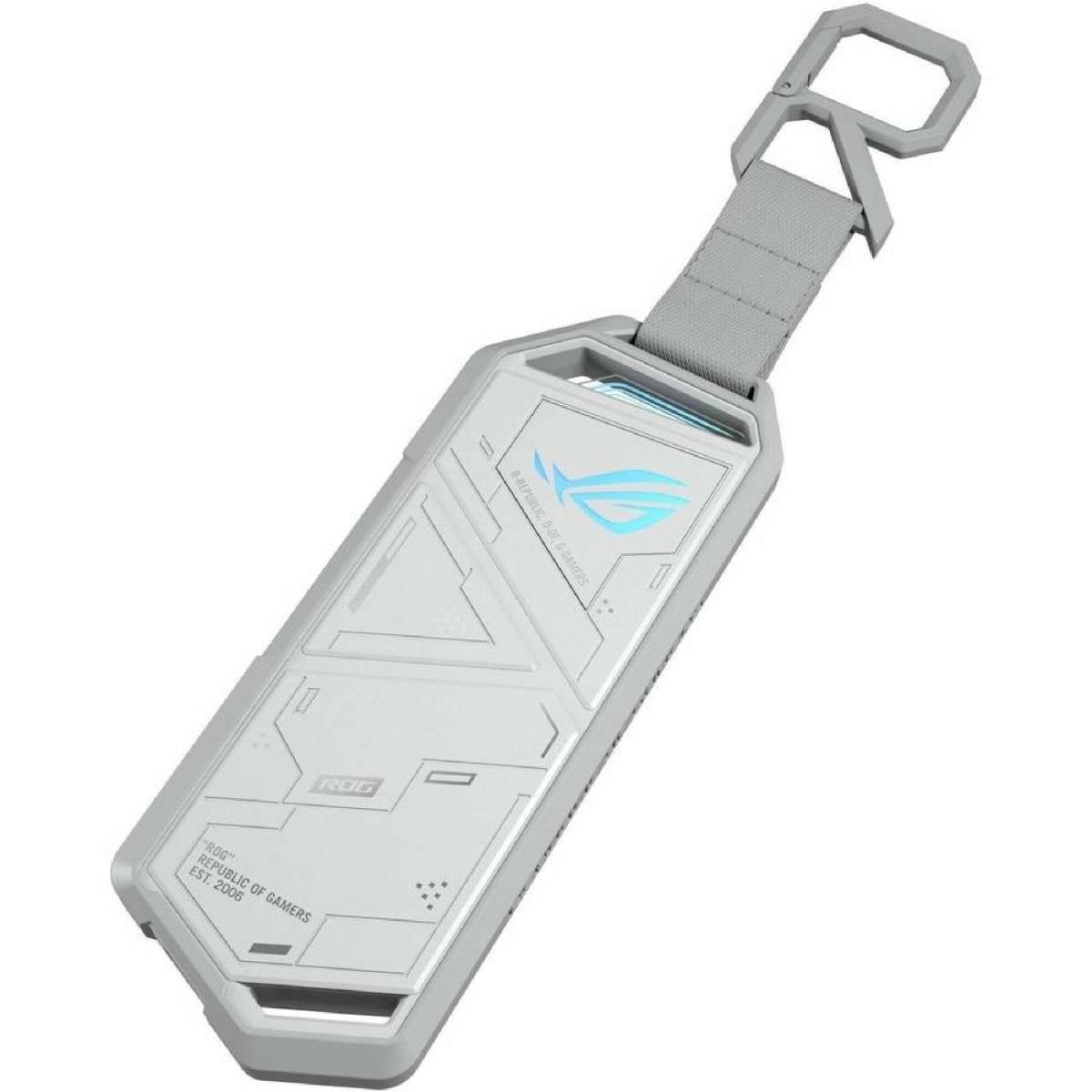 Asus ROG Strix Arion ESD-S1C/WHT/G/AS// Drive Enclosure PCI Express NVMe, M.2 - USB 3.2 (Gen 2) Type C Host Interface External - Moonlight White - 1