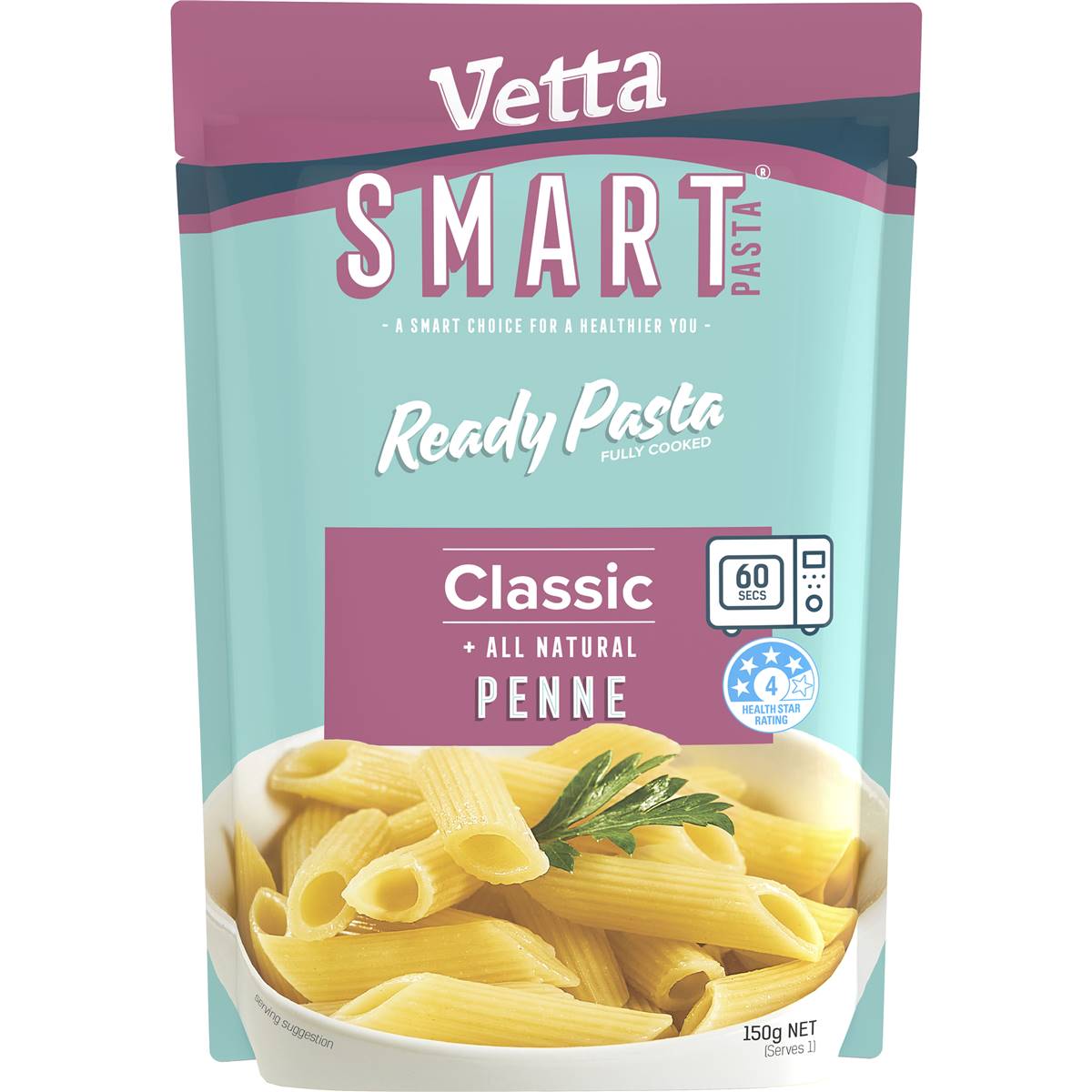 Calories in Vetta Microwave Ready Pasta Classic Penne