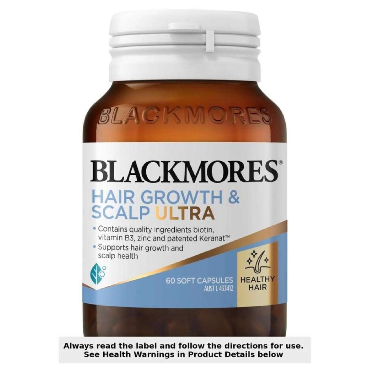 Blackmores Hair Growth + Scalp Ultra 60 Capsules