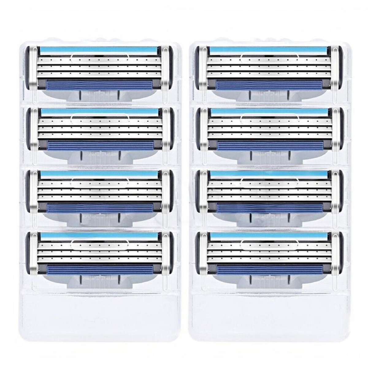 Replacement For Men Gillette MACH 3 Razor Shaving Shaver Trimmer Refills Cartridges - 3 Blades 8pcs