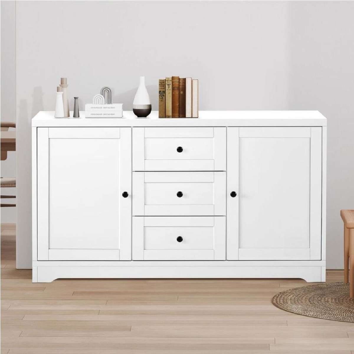 ALFORDSON Buffet Sideboard Storage Cabinet Cupboard Hallway Hamptons Pantry Door