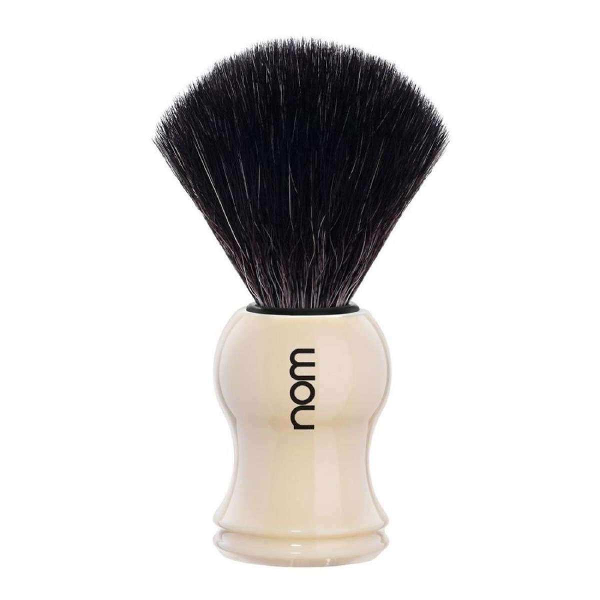 Muhle Nom Gustav Black Fibre Shaving Brush - Cream