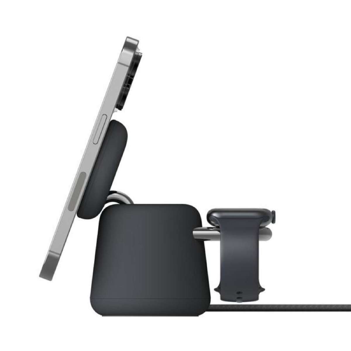 BOOSTCHARGE PRO 2-IN-1 MAGNETIC WIRELESS CHARGING DOCK WITH QI2 15W - SAND