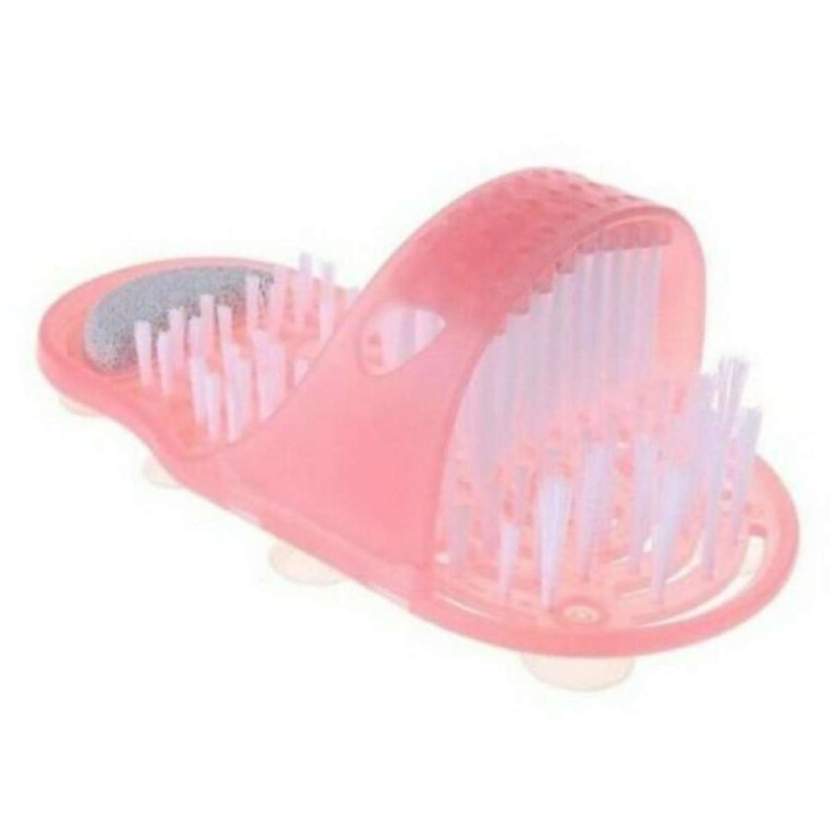 Bath Brush Foot Scrubber Massager Pink