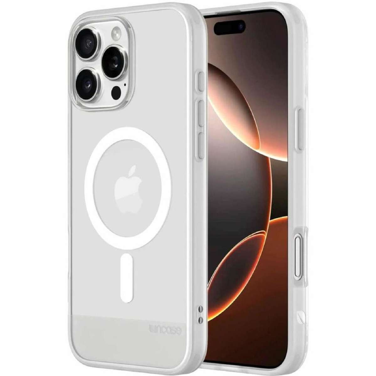 Incase Slim Case for Apple iPhone 16 Pro Max Smartphone - Frosted texture - Clear - Drop Resistant, Bacterial Resistant - Polycarbonate (PC) - 17.5 -