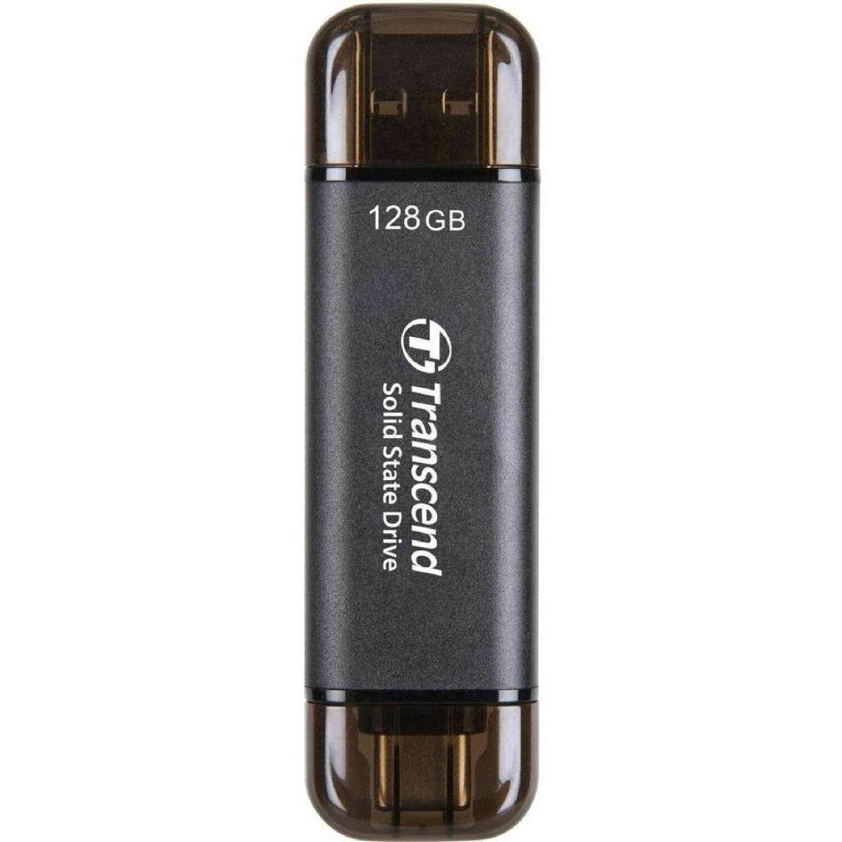 128GB External SSD ESD310C USB 10Gbps Type C/A Black