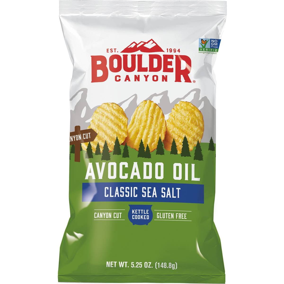Boulder Canyon Avocado Oil Classic Sea Salt Chips