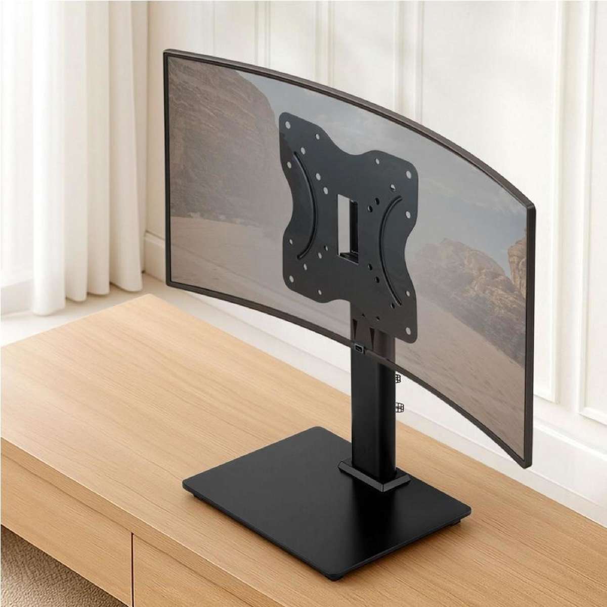 Artiss TV Stand Bracket for 19 - 43 inch TVs Table Top Desktop Universal Swivel