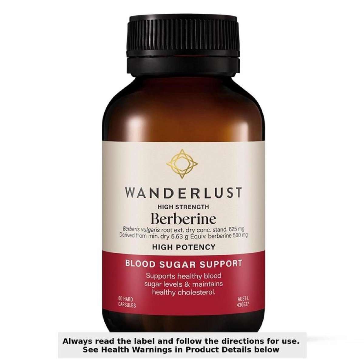 Wanderlust Berberine 60 Capsules