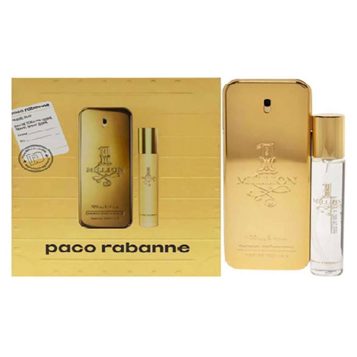 Paco Rabanne One Million 100mL Eau de Toilette 2 Piece Giftset