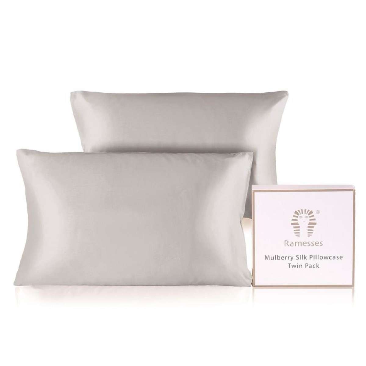 Ramesses Mulberry Silk Pillowcase Twin Pack Twin Pack / Navy