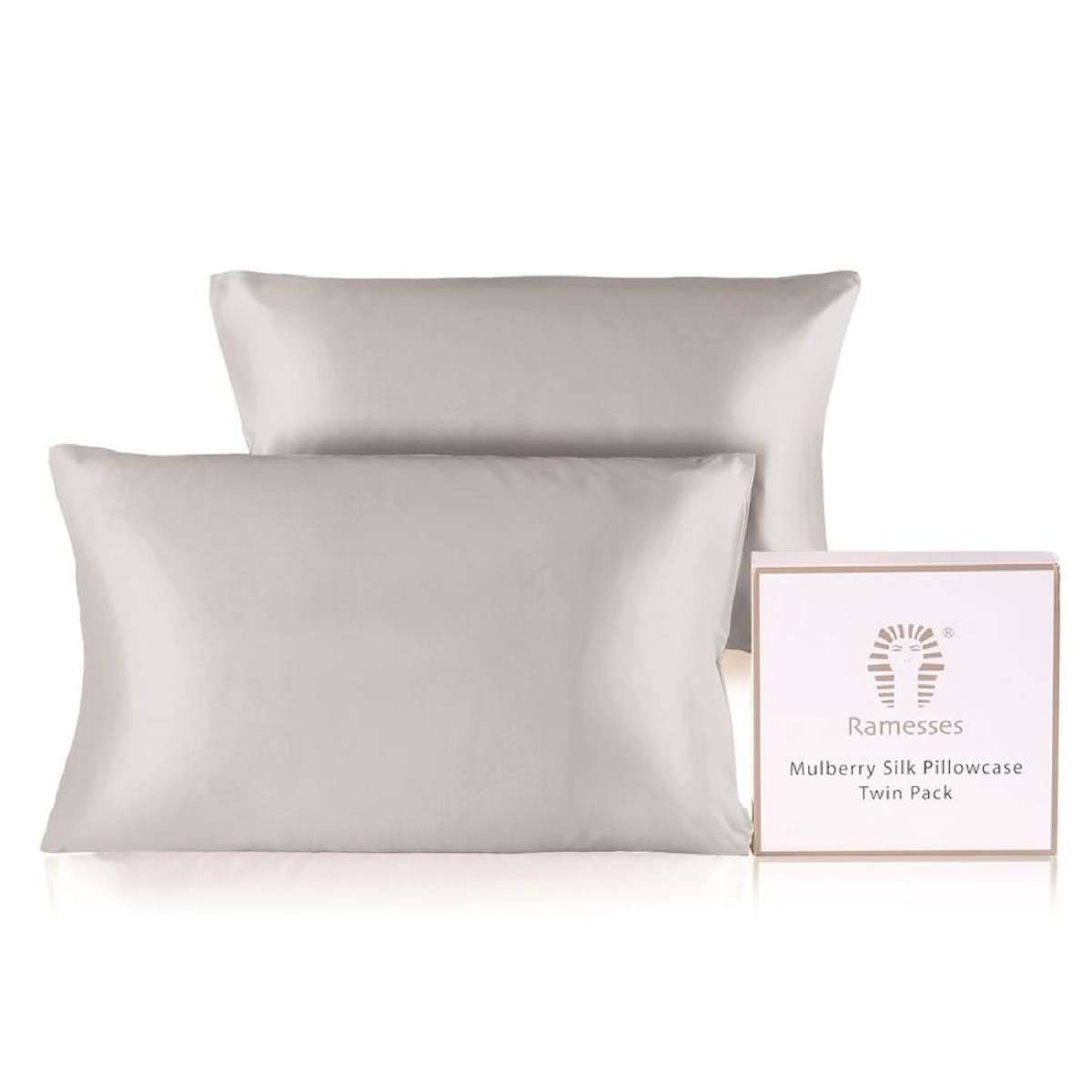 Ramesses Mulberry Silk Pillowcase Twin Pack Twin Pack / Mid Blue