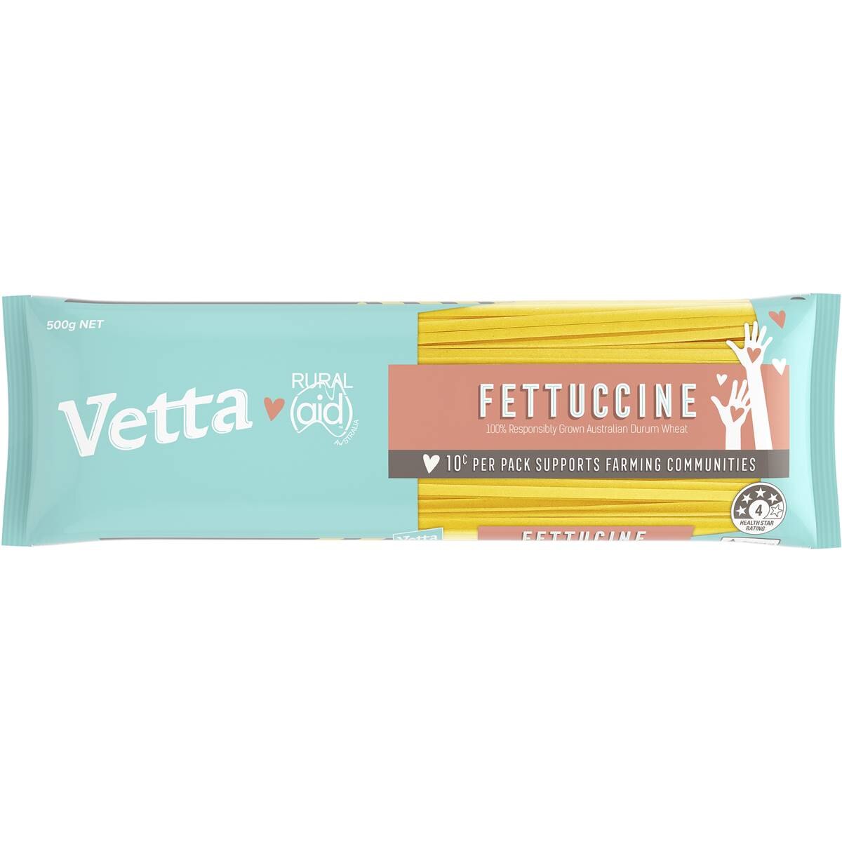 Calories in Vetta Rural Aid Fettuccine Pasta