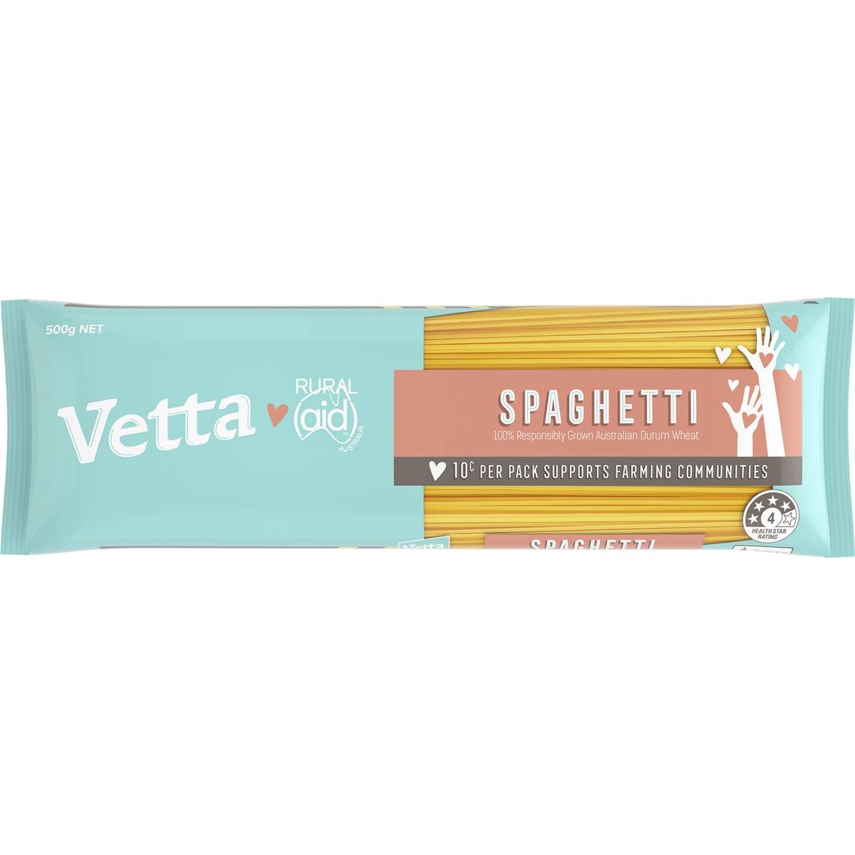 Calories in Vetta Rural Aid Spaghetti Pasta