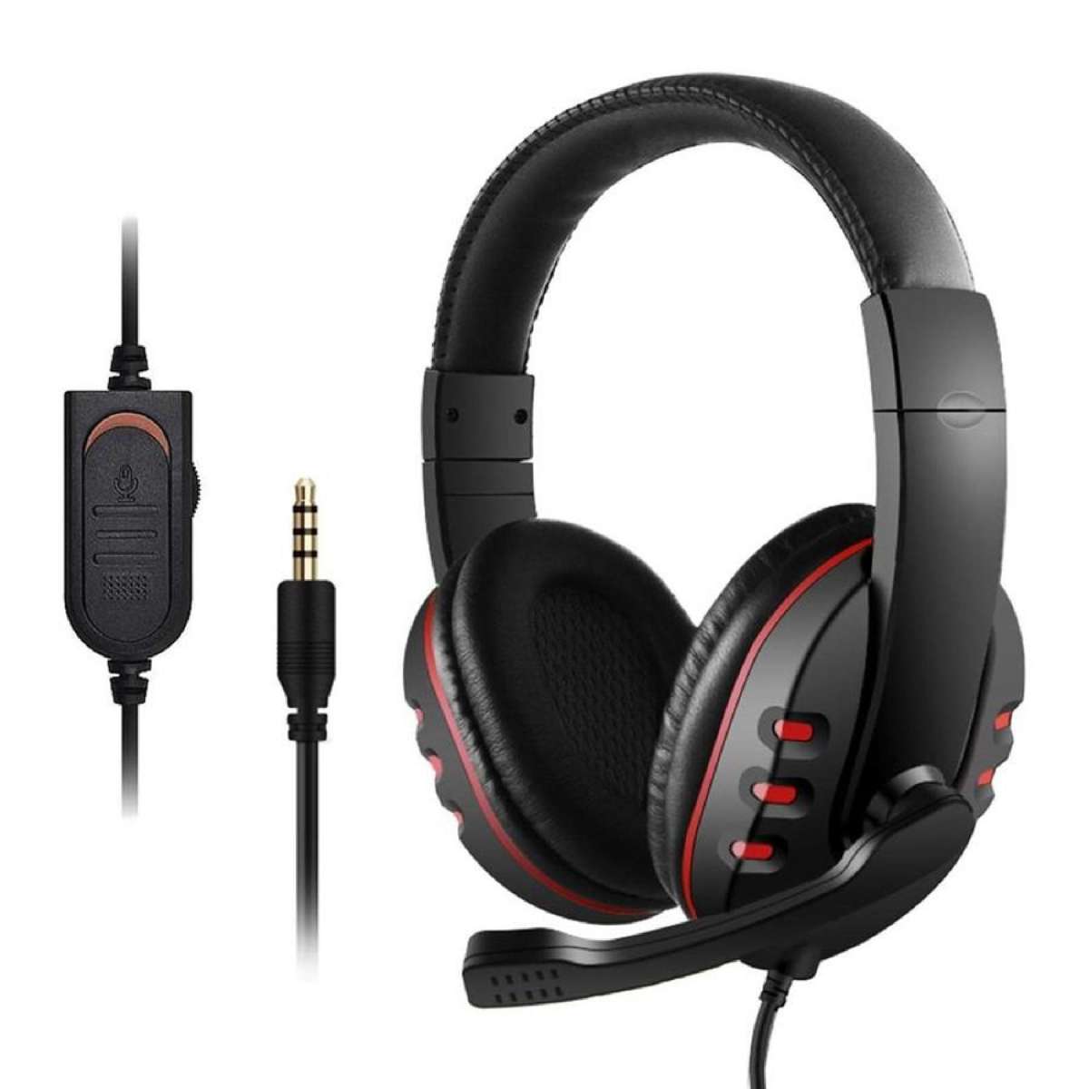 Gaming Headset Headphone with Microphone Volume Wired