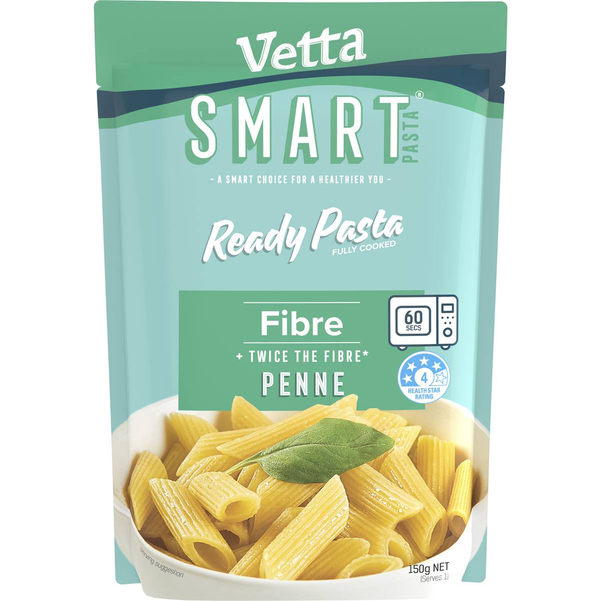 Calories in Vetta Microwave Ready Pasta Fibre Penne