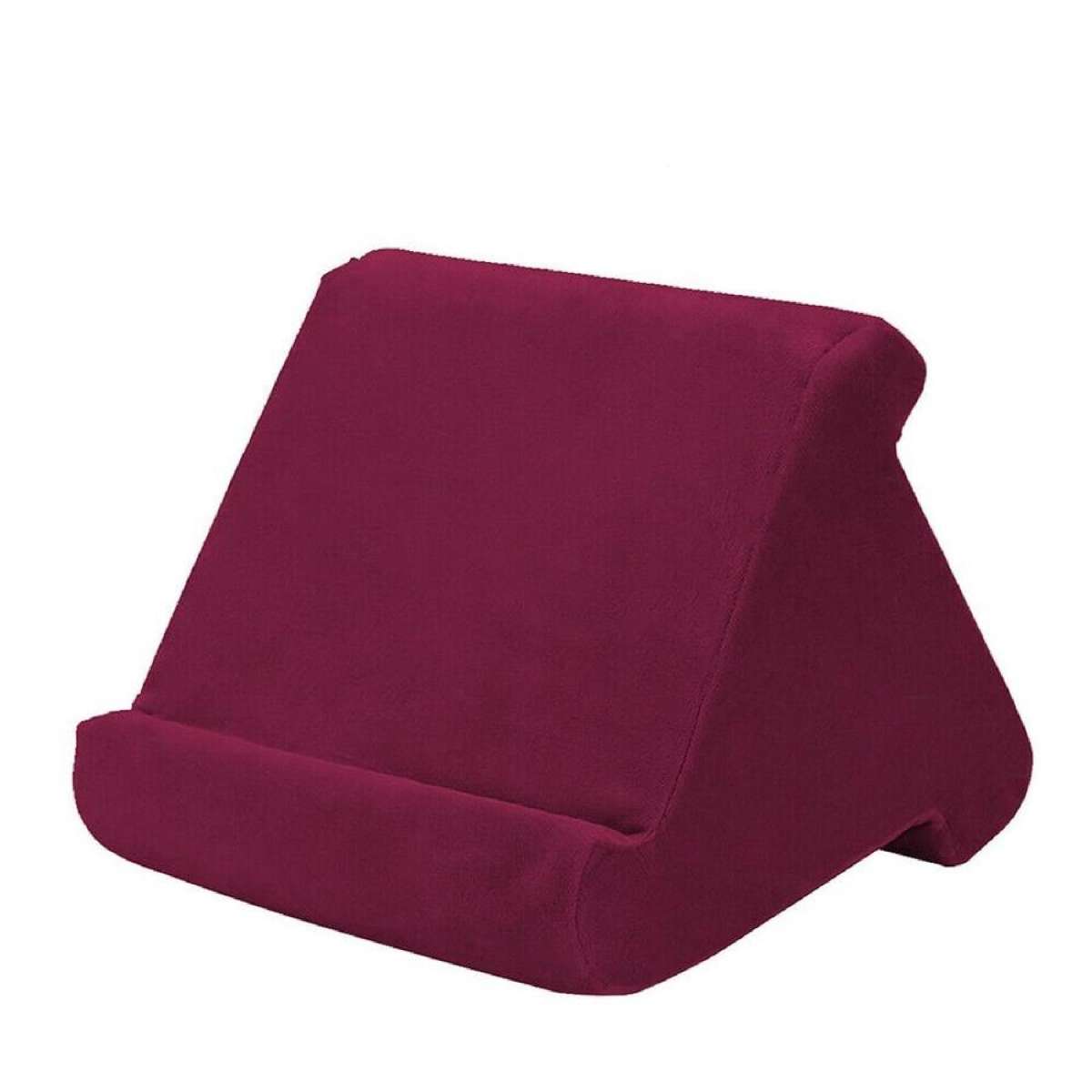 Reading Cushion Tablet Pillow Stands For iPad Wine Red