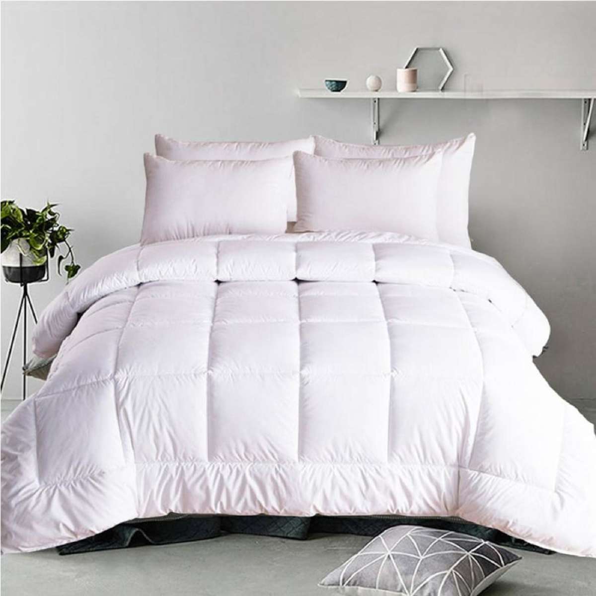 Down Alternative Quilt Doona 400GSM Double