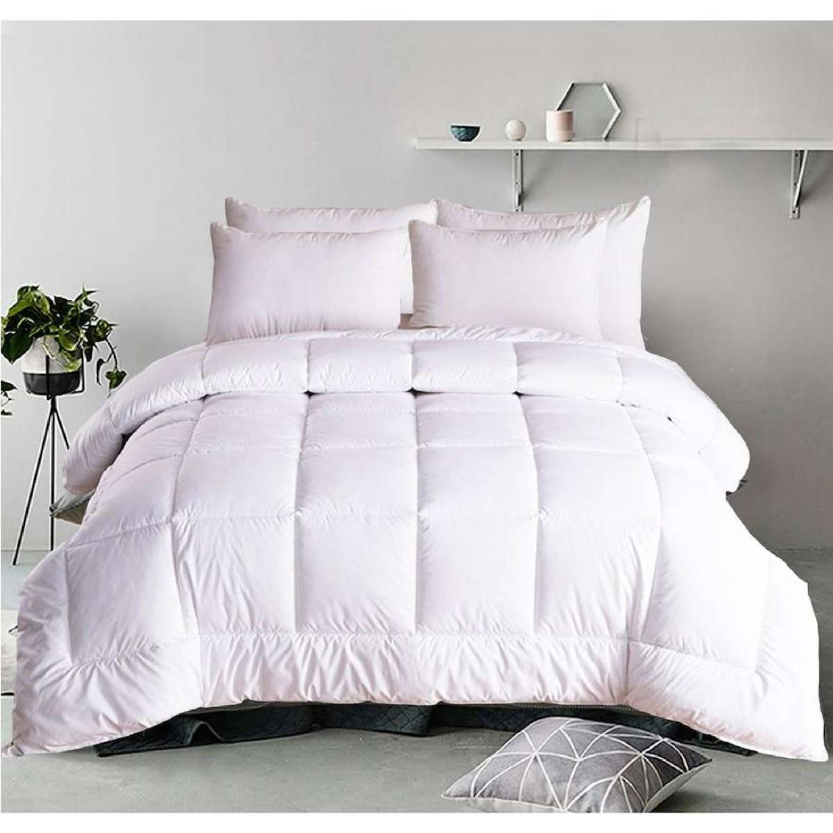 Down Alternative Quilt Doona 400GSM Super King