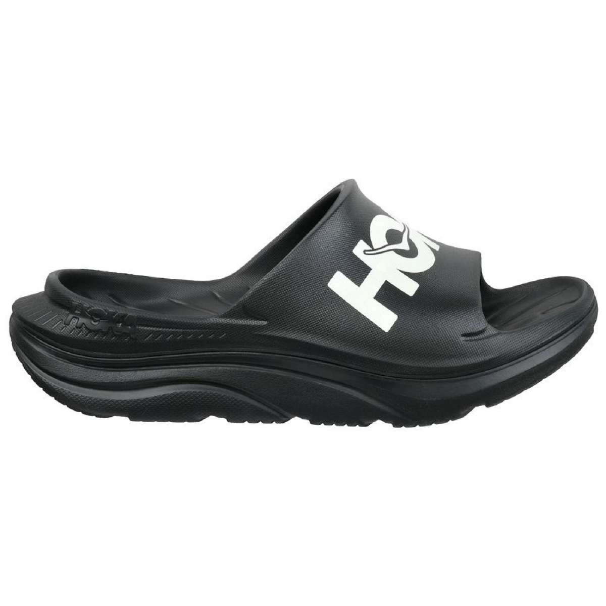 Hoka Unisex Ora Athletic Slide Black/White US Men's 5/Women's 7