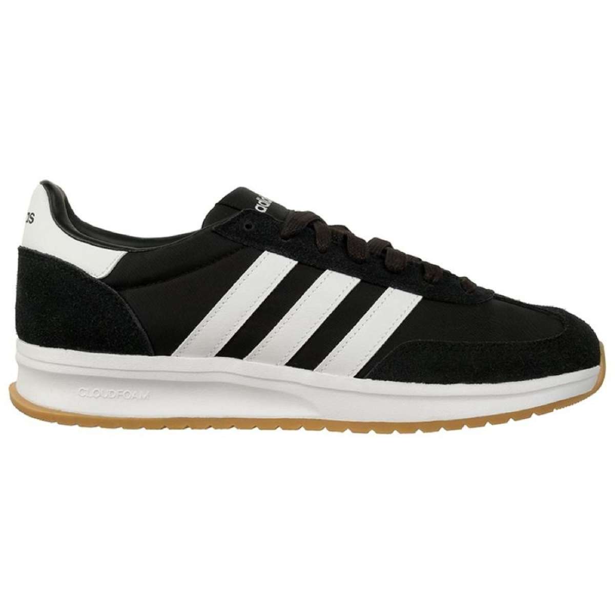 Adidas Men's Run 70s 2.0 Sneakers Core Black/Cloud White/Cloud White US Men's 9