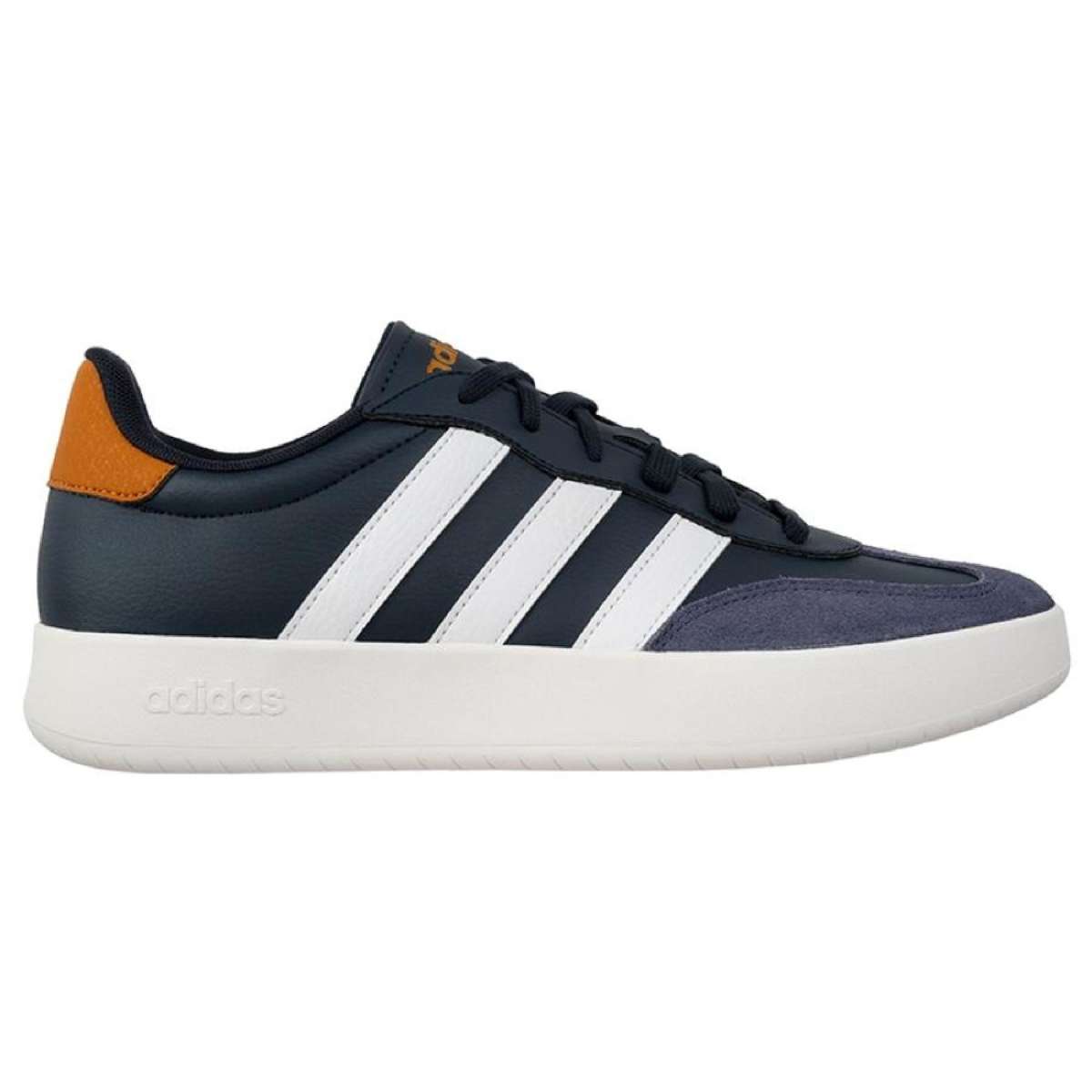 Adidas Men's Barreda Sneakers Aurora Ink/Cloud White/Focus Orange US Men's 9