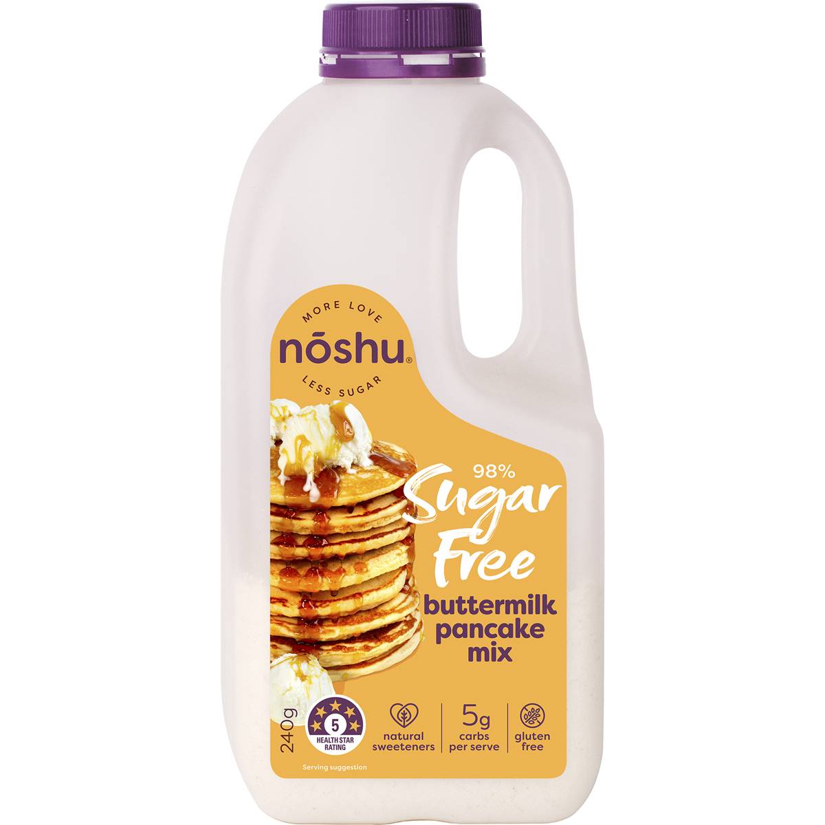 Calories in Coles Buttermilk Pancake Mix No Added Sugar calcount