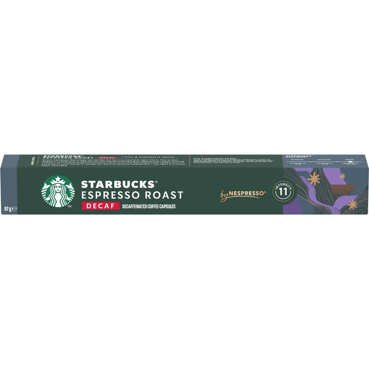 Starbucks by Nespresso Decaf Espresso Roast Coffee Pods