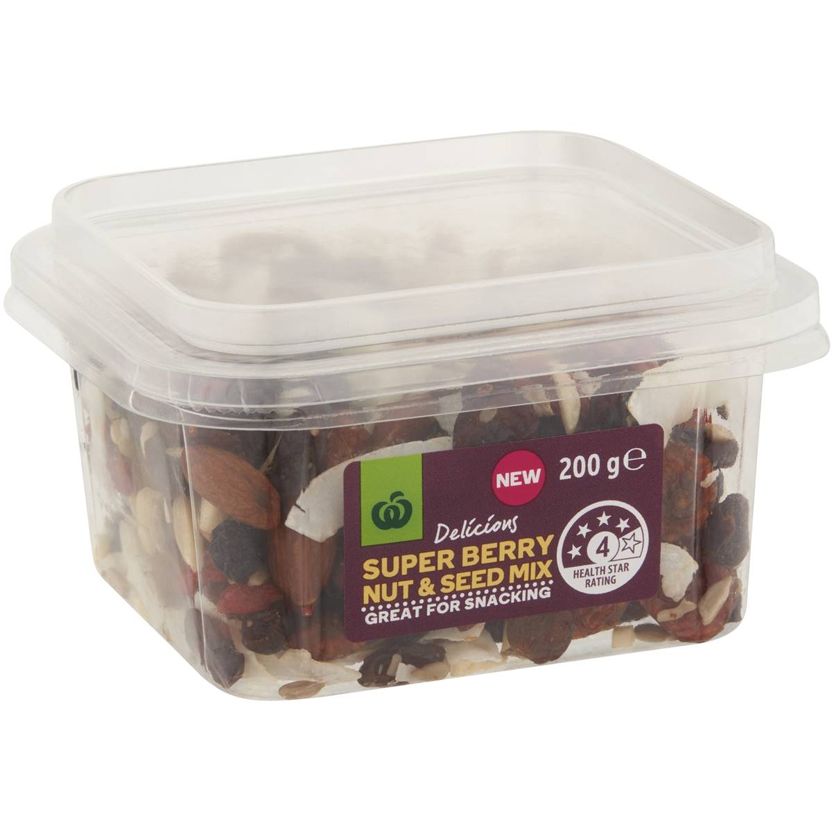 Calories in Woolworths Snack Pot Super Berry Nut & Seed Mix