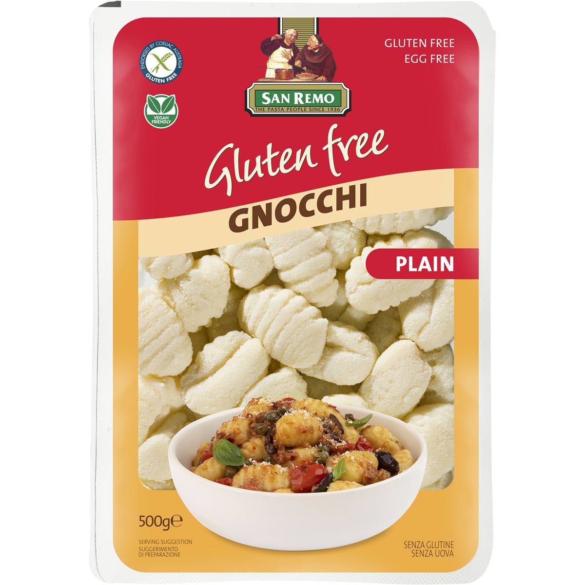 Calories in San Remo Gluten Free Gnocchi