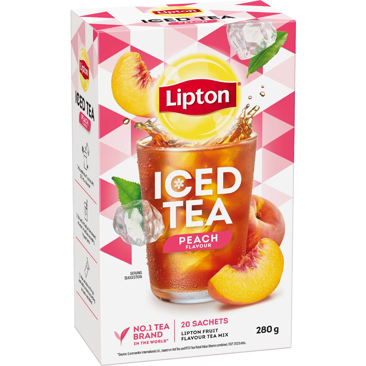 Lipton Peach Iced Tea Sachets 20 pack
