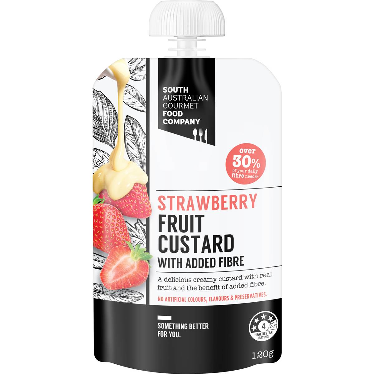 South Australian Gourmet Food Company Strawberry Custard