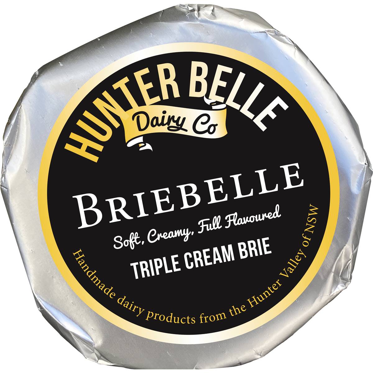 Hunter Belle Dairy Co Briebelle Triple Cream Brie 140g