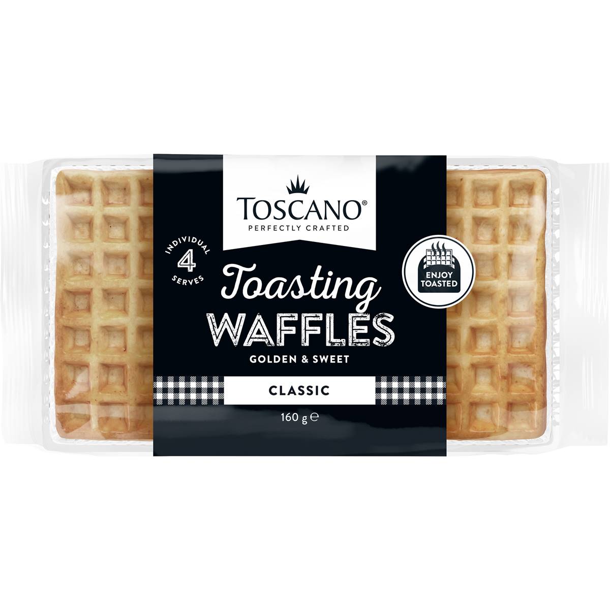 Toscano 4 Toasting Waffles Classic